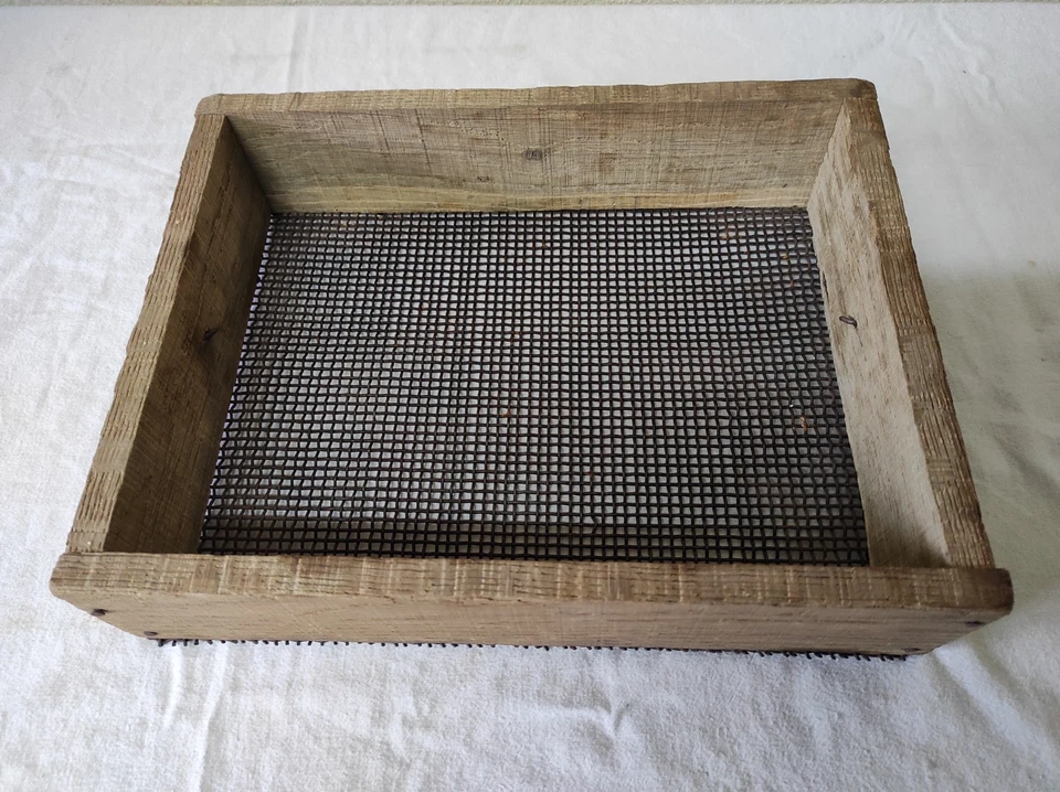 Ancien Tamis  en bois 30 x 23cm  Vintage - Photo 2/4