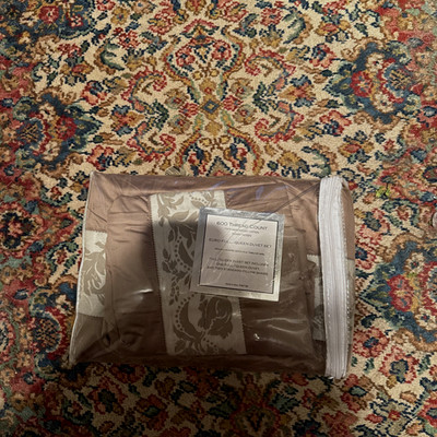 EURO FULL/QUEEN DUVET SET 600 THREAD COUNT NEW
