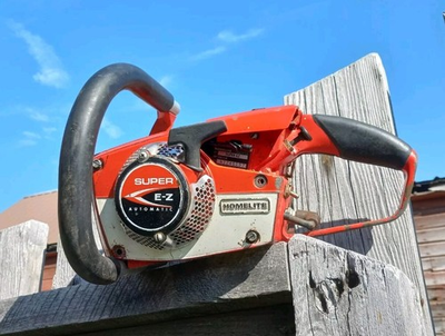 #ad Henry#x27;s Super EZ Homelite Chainsaw Original Literature Carrying Case Bar Chains $139.99