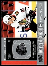 2021-22 Upper Deck Rookie Retrospective Brandon Hagel Chicago Blackhawks #RR-16