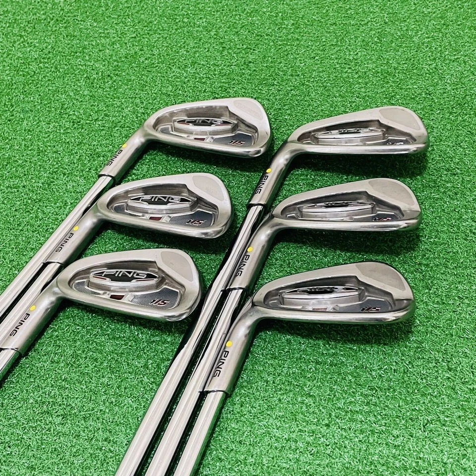 PING i15 Iron Set 6pcs 5-9.W AWT Flex S Yellow Left-Handed - Image 3 of 4