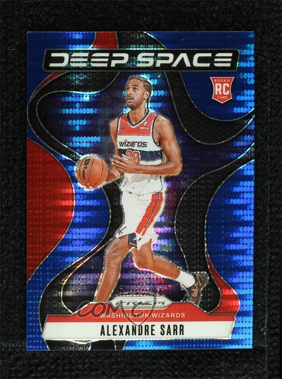 2024-25 Panini Prizm Deep Space Blue Pulsar Prizm 57/99 Alexandre Sarr #9 v9t