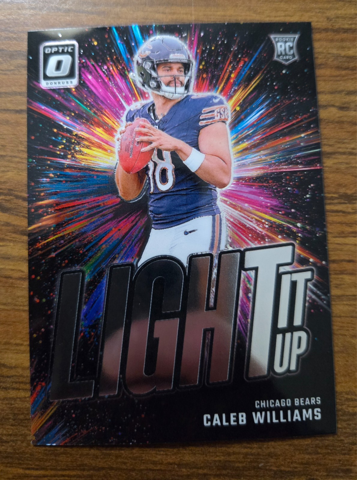 2024 Panini Donruss Optic - Light It Up Insert Caleb Williams #1 (RC) CLEAN