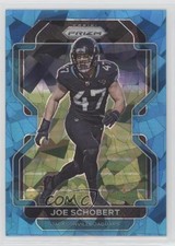 2021 Panini Prizm Blue Ice Prizm 19/99 Joe Schobert #17 0eo6