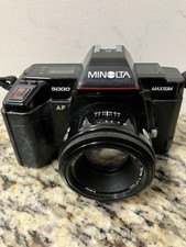 Minolta Maxxum 5000AF 35mm Film Camera  UnTested Working  Fast Shipping