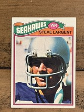 1977 Topps #177 Steve Largent Rookie RC Vintage NFL Card. rookie card picture