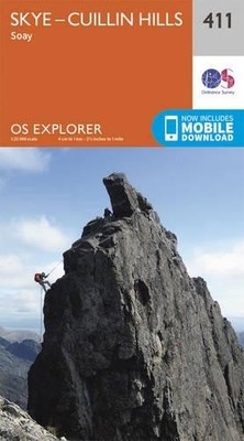 Skye - Cuillin Hills - Soay (Map) OS Explorer Map (UK IMPORT)