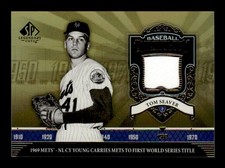 2006 SP Legendary Cuts #BC-TS Tom Seaver Baseball Chronology Materials