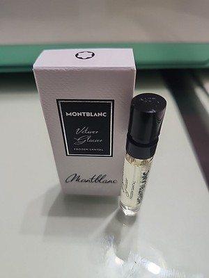 Montblanc Vetiver Glacier Frozen Santal  Eau De Parfum 1m2 ml Spray Men Vial