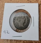 1892 P circulated Barber quarter