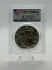 2022 Silver 1oz U.S. Silver Eagle PCGS MS70 First Strike. Spotting