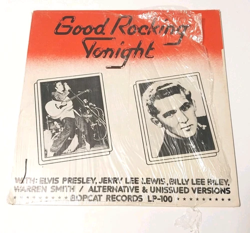 Elvis Presley & Other Artist Good Rocking Tonight Two Record Album Vinyl LP VTG