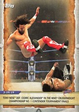 Tony Nese No. 1 Contender 2020 Topps Road to WrestleMania #13 Wrestling