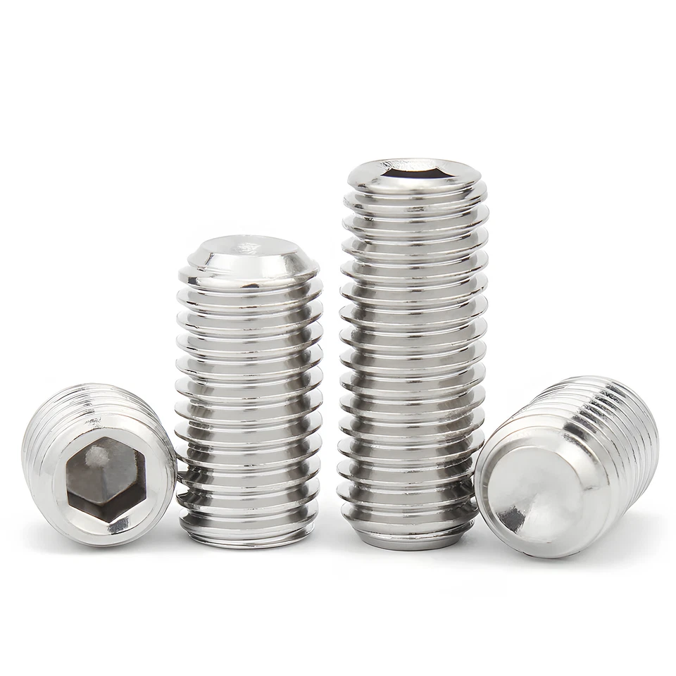 M6 DIN 916 Gewindestifte Edelstahl A2 A4 VA Ringschneide ISK Madenschrauben M6x - Bild 2 von 4