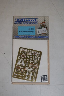 Eduard 48200 P-51D Mustang Ätzteile Photo Etched 1:48 NEU mit OVP