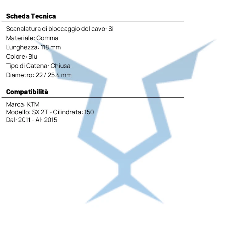 MANOPOLE D.22-24 A02041C4648A7-1 729.49.37 FOR KTM 150 SX 2T 2011-2015 Foto 4 de 4