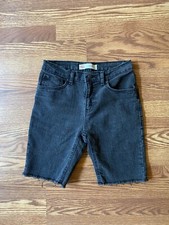 Boys Levi s 511 Black Slim Fit Jean Shorts Size 16