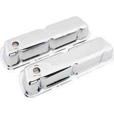 Speedway SBF Small Block Ford 260 289 302 351W V8 Chrome Plated Valve Covers