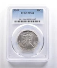 1943 Walking Liberty Half Dollar MS64 PCGS *6879