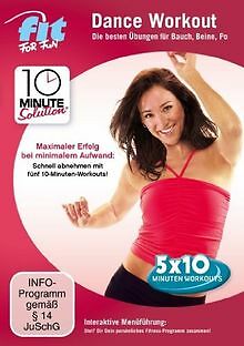Fit for Fun - 10 Minute Solution: Dance Workout - Bauch, ... | DVD | Zustand gut