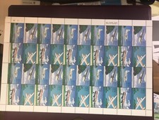 ICOLLECTZONE US Palau C10-13 Complete Sheet  VF NH Aviation