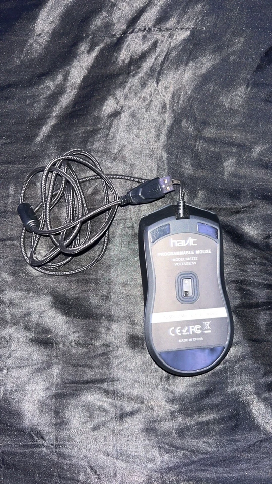 Ratón para juegos HAVIT MS732 RGB con 6400 DPI, programable, retroiluminación de 7 colores Foto 2 de 2