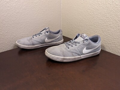 Nike SB Check Solar 843896-003 Gray Shoes Sneakers Men's Size - Main Image