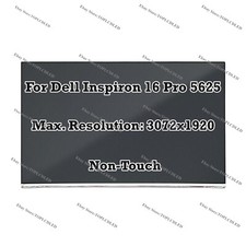 16.0" Dell Inspiron 16 Pro 5625 3K QHD LCD LED Screen Non-Touch Panel Display