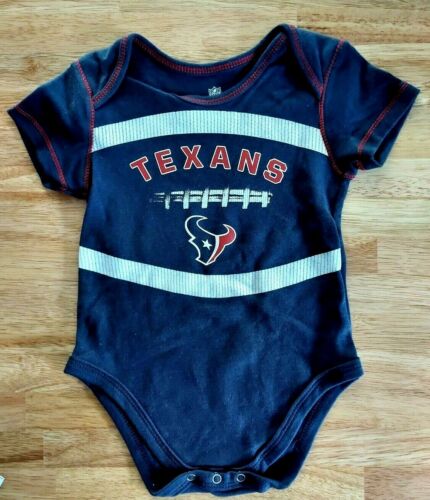 Houston Texans Infant Bodysuit Size 18 Months Toddler Baby Boy Girl Blue New NFL - 第 1/2 張圖片