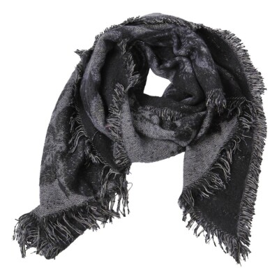 The Moshi: flauschig weicher Schal ''Rose black'', ca. 180 x 70 cm Polyester
