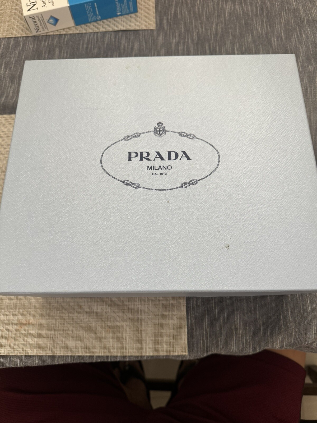 PRADA Prax 01 White Black Sneaker Size 5 38-image