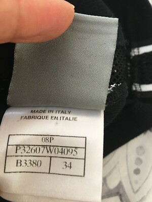 AUTHENTIC 08P CHANEL SPORT LINE BLACK/WHITE CC LOGO COTTON TANK