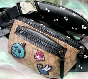 coach terrain belt bag in signature canvas