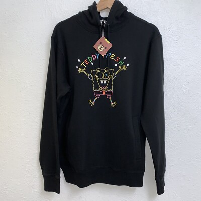 Teddy Fresh SpongeBob Square Pants 2020 Hoodie Black Size Small