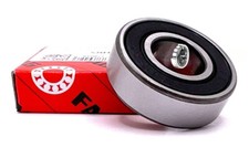 NEW 6202 2RS FAG DEEP GROOVE BALL BEARING, RUBBER SEALED, 15x35x11 mm 6202 DDU