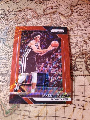 2018-19 Panini Prizm Red Ruby Wave Refractor #228 JARRETT ALLEN Brooklyn Nets