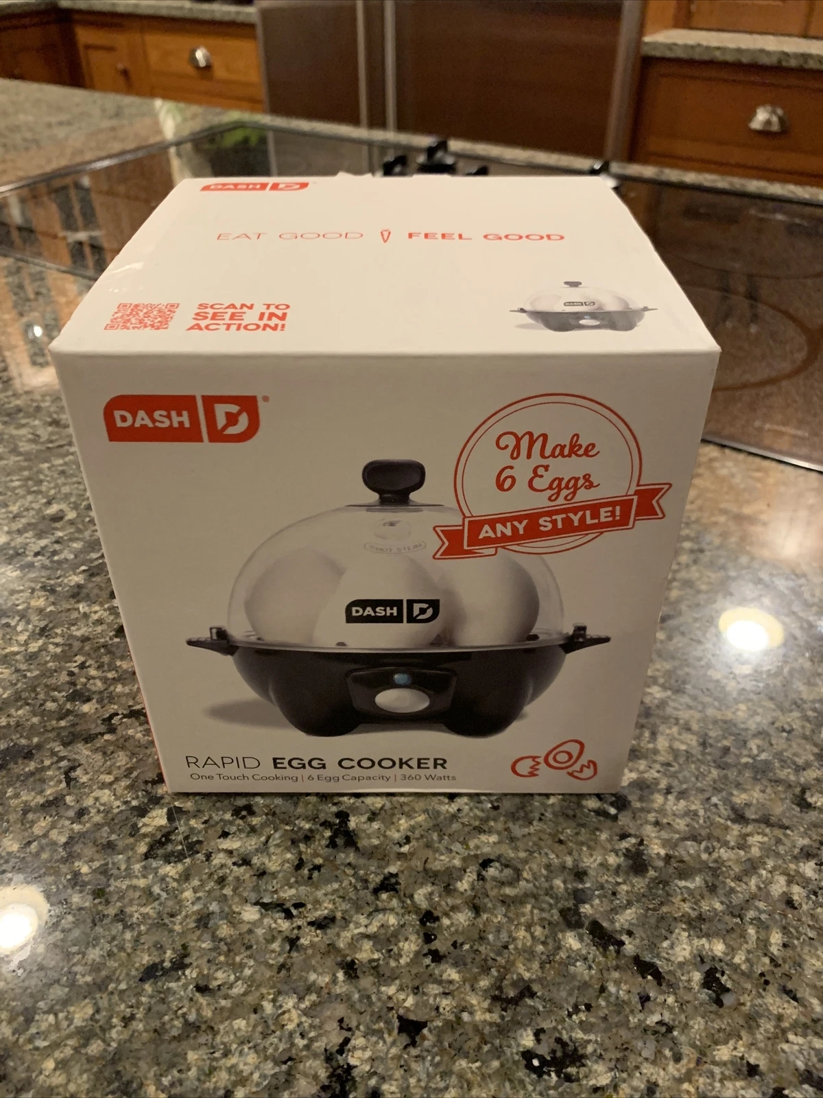 Dash Rapid Egg Cooker: 6 Egg Capacity Electric Egg Cooker for Hard Boiled Eggs,