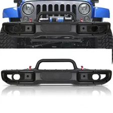 10th Style Front Bumper Kit W/PDC Hole Fits Wrangler JL Rubicon/Gladiator 18-23