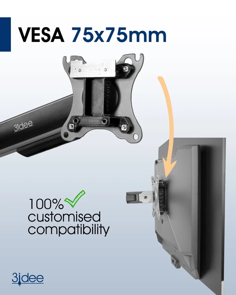 ASUS ROG Monitor (Strix XG27AQDMG, Strix XG27UCG, Strix XG27AQ ...) VESA Adapter - Image 3 of 4