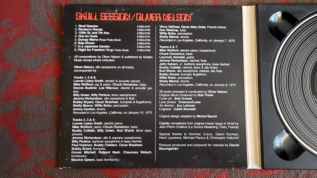 Skull Session [Remaster] Oliver Nelson/Lonnie Liston Smith (CD