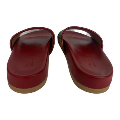 Brand new Gucci Men\'s Red Multi Baiadera Slides Sandals Canvas Stripes Gucci Men main image 2
