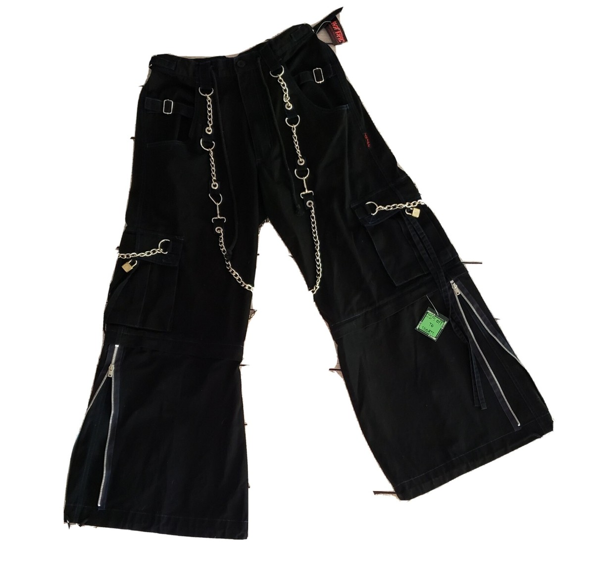 New Vintage Tripp NYC Daang Goodman Rave Goth Club Wide Zip New Vintage Tripp NYC Daang Goodman Rave Goth Club Wide Zip