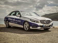 Cars mercedes e klasse e300 bluetec Desk Mat Stitched