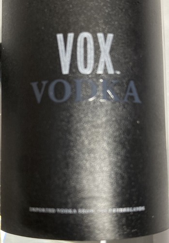 VOX Vodka Tall Shot Glass Logo Distilled 5 Times From The Netherlands 2 Oz. 4 “ - Picture 3 of 7