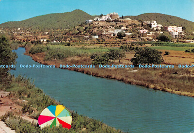 D104837 Ibiza. Balearen. Espana. Santa Eulalia del Rio. Al fondo el Puig de Miss