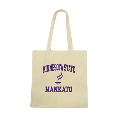 Minnesota State University Mankato Mavericks MSUM NCAA Team Seal Tote Bag