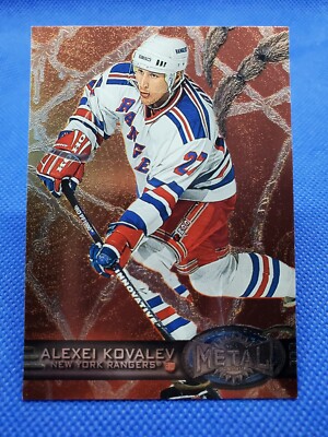 1996 Skybox Metal Universe ALEXEI KOVALEV Hockey card #97 NEW YORK