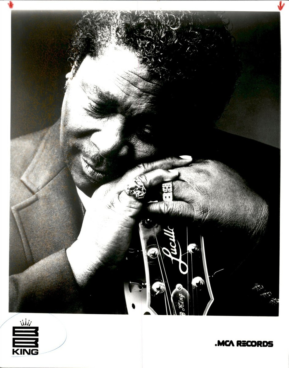 LG945 Original Photo BB KING Iconic American Blues Singer