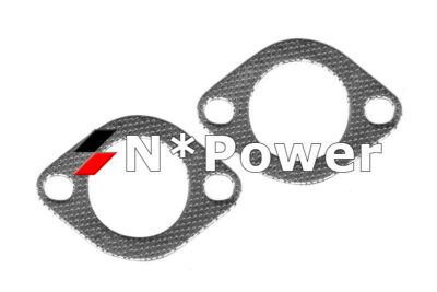 EXHAUST FLANGE GASKET SET FOR MITSUBISHI TRITON 4X4 ML 06-09 6G74 3.5L