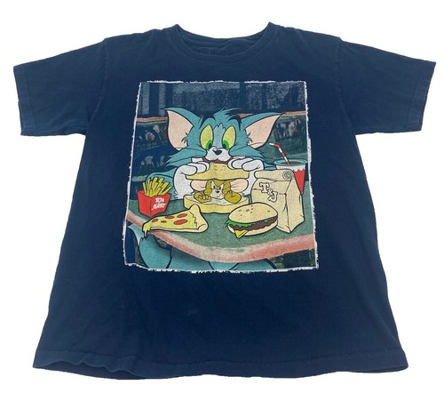 Tom & Jerry Boys Blue Best Friends Cat & Mouse T-Shirt Tee Shirt